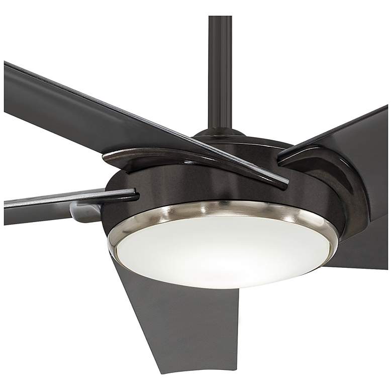 Image 7 60" Minka Aire Raptor Gun Metal LED Ceiling Fan with Remote more views