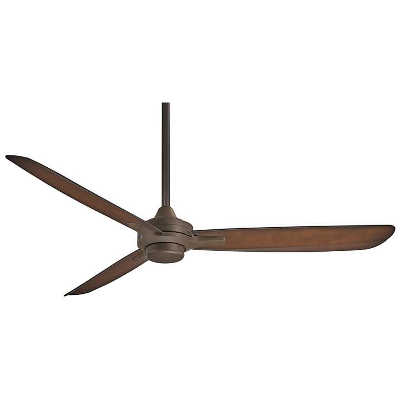 Image 3 60" Minka Aire Rudolph Bronze Outdoor Ceiling Fan with Remote