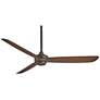 3_60" Minka Aire Rudolph Bronze Outdoor Ceiling Fan with Remote