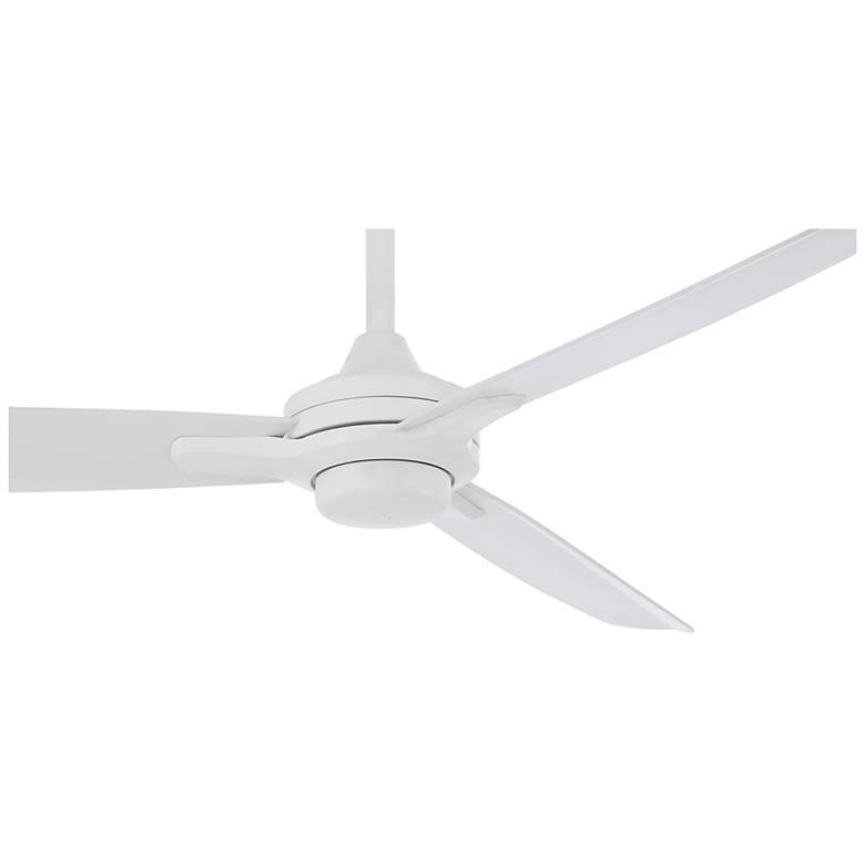 Image 7 60" Minka Aire Rudolph Flat White Outdoor Ceiling Fan with Remote more views