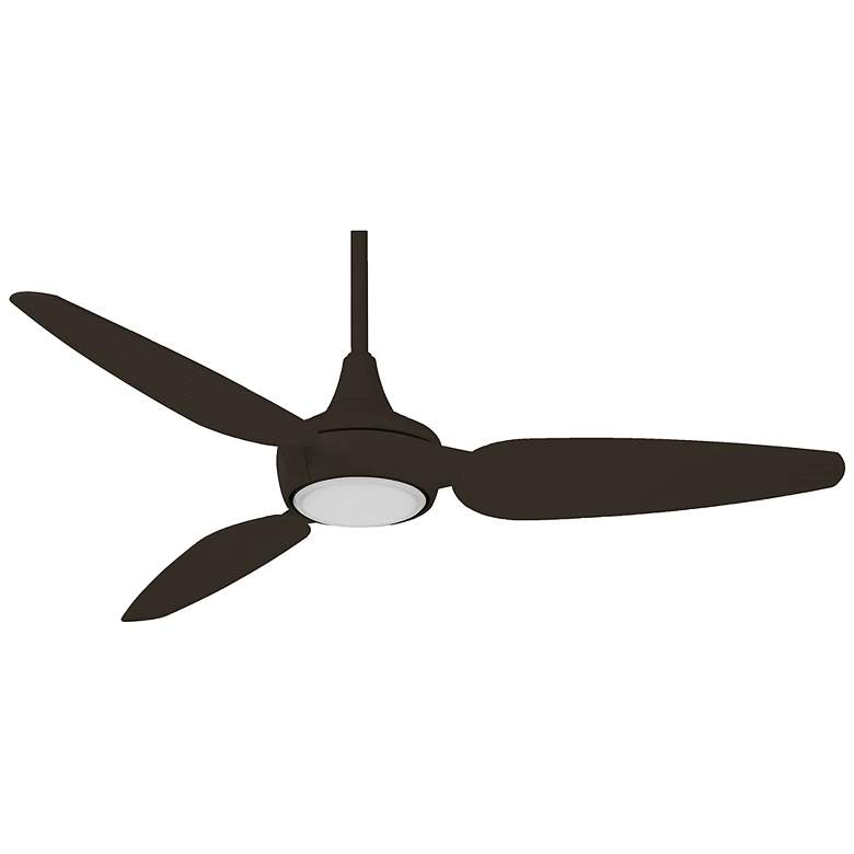 Image 2 60" Minka Aire Seacrest Bronze LED Outdoor Smart Ceiling Fan