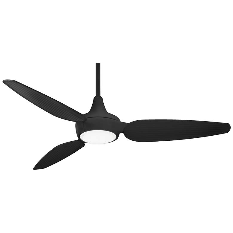 Image 2 60" Minka Aire Seacrest Coal LED Outdoor Smart Ceiling Fan