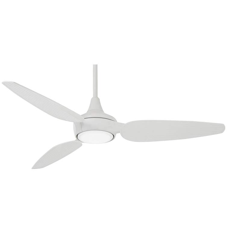Image 2 60 inch Minka Aire Seacrest White LED Wet Rated Outdoor Smart Fan