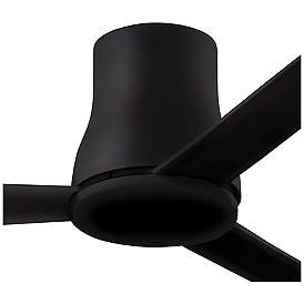 Image4 of 60" Minka Aire Simple Flush Coal Black Outdoor Hugger Ceiling Fan more views