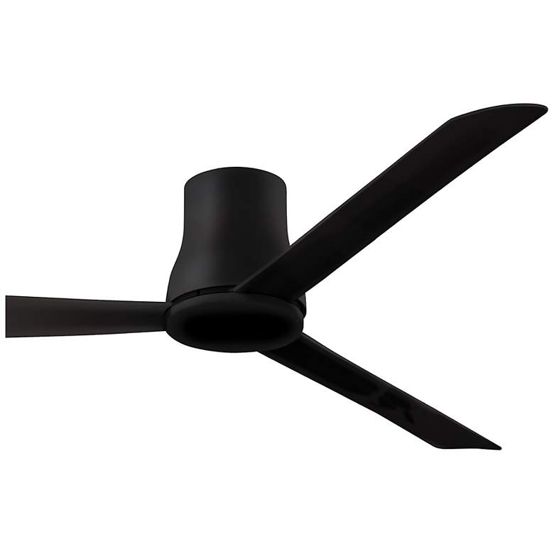 Image 5 60" Minka Aire Simple Flush Coal Black Outdoor Hugger Ceiling Fan more views