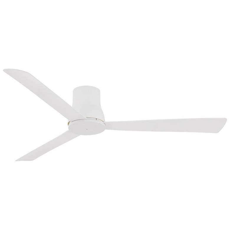 Image 3 60" Minka Aire Simple Flush Flat White Outdoor Hugger Ceiling Fan