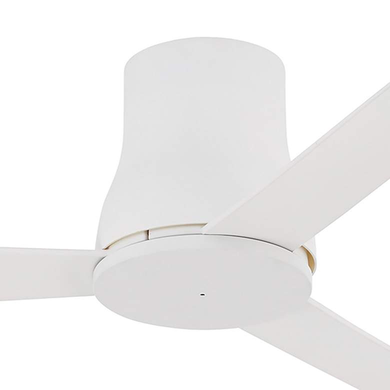 Image 4 60" Minka Aire Simple Flush Flat White Outdoor Hugger Ceiling Fan more views