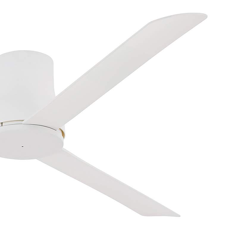 Image 5 60" Minka Aire Simple Flush Flat White Outdoor Hugger Ceiling Fan more views