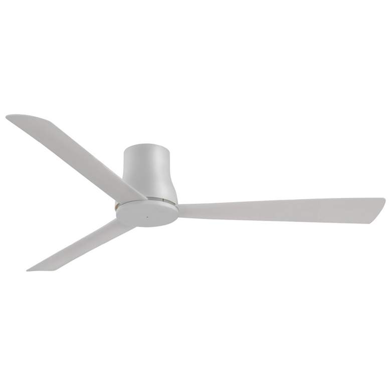 Image 1 60 inch Minka Aire Simple Flush Gray Outdoor Hugger Ceiling Fan
