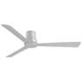 3_60" Minka Aire Simple Flush Gray Outdoor Hugger Ceiling Fan