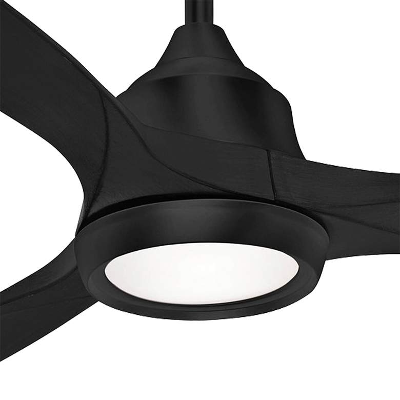 Image 3 60" Minka Aire Skyhawk Coal Modern LED Ceiling Fan with Remote Control more views