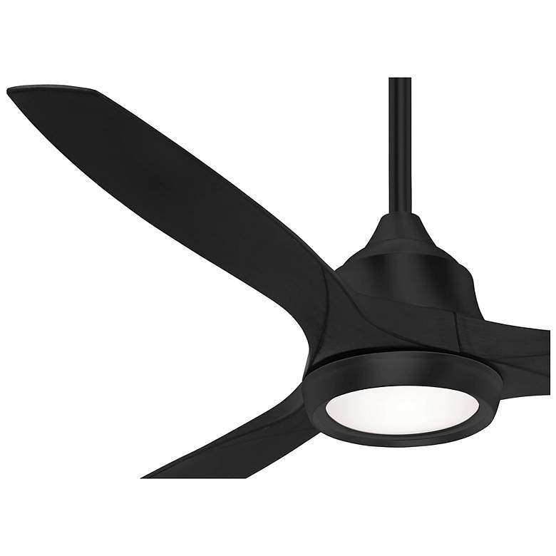 Image 3 60" Minka Aire Skyhawk Coal Modern LED Ceiling Fan with Remote Control more views