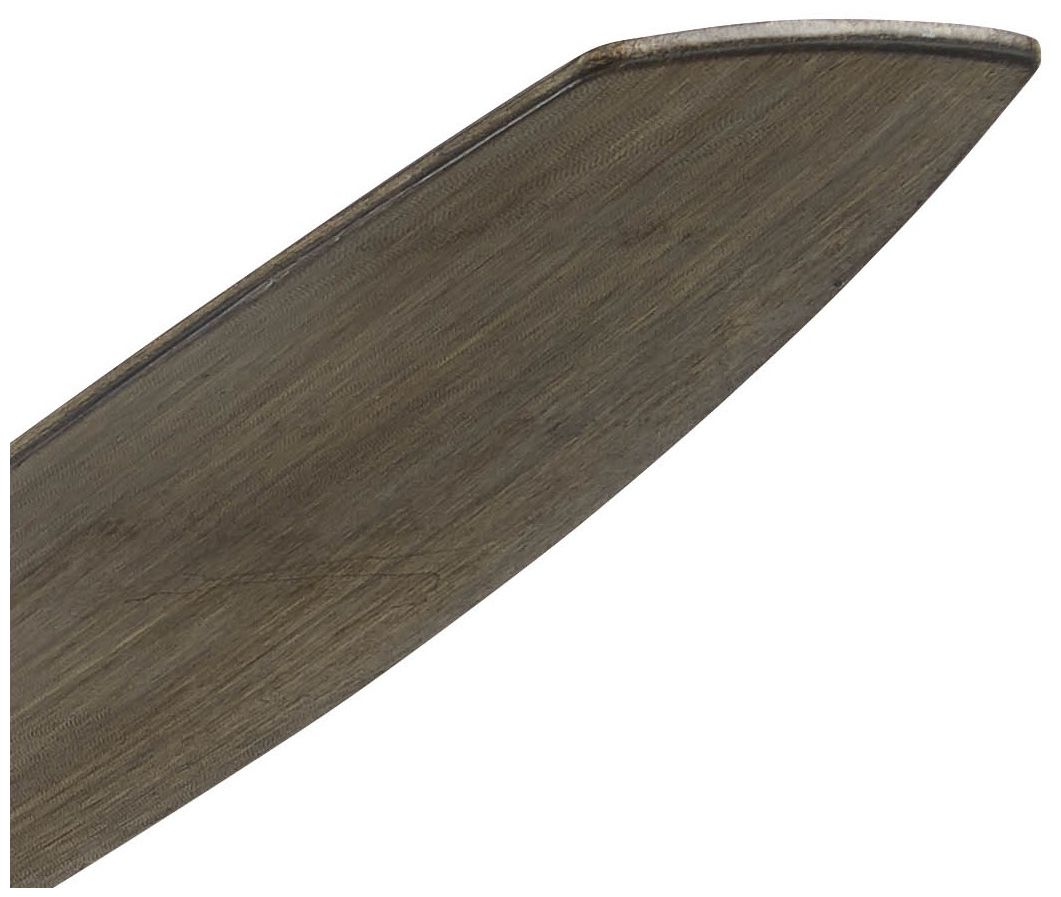 60" Minka Aire Skyhawk Nickel Driftwood LED Ceiling Fan with Remote