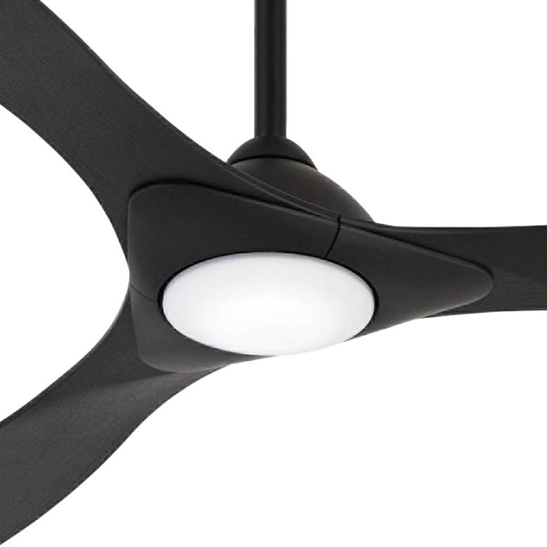 60&quot; Minka Aire Sleek Coal Finish LED Smart Ceiling Fan with Remote more views
