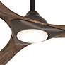 60" Minka Aire Sleek Oil Rubbed Bronze LED Smart Ceiling Fan
