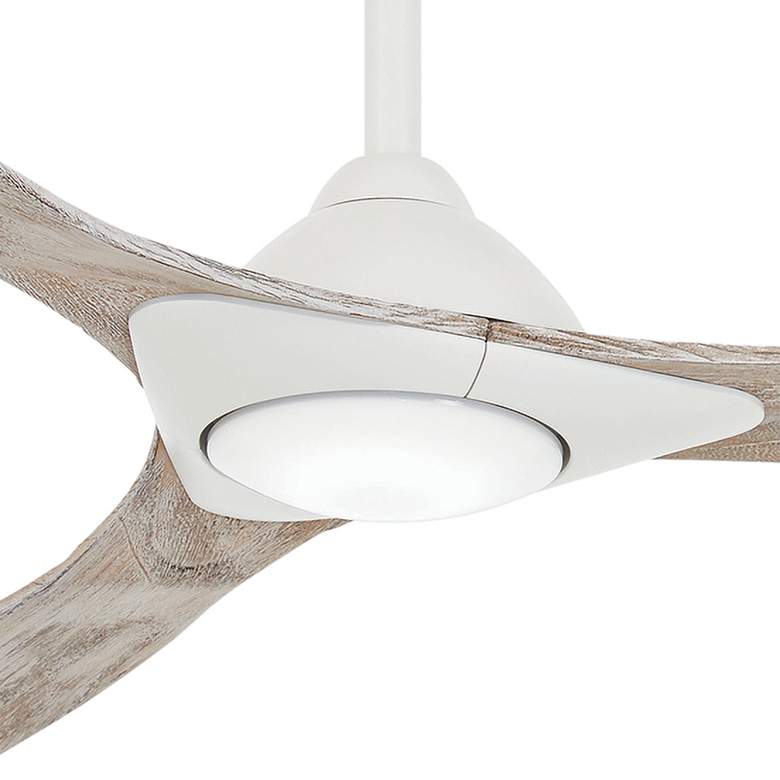 Image 3 60" Minka Aire Sleek White LED Modern Smart Ceiling Fan more views