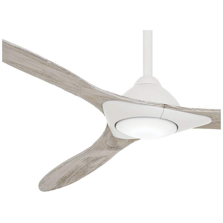 Image 3 60" Minka Aire Sleek White LED Modern Smart Ceiling Fan more views