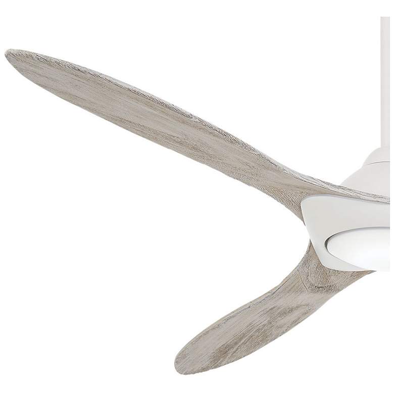 Image 4 60" Minka Aire Sleek White LED Modern Smart Ceiling Fan more views