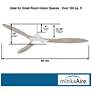 60" Minka Aire Sleek White LED Modern Smart Ceiling Fan
