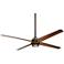 60" Minka Aire Spectre Bronze - Brass LED Ceiling Fan with Remote