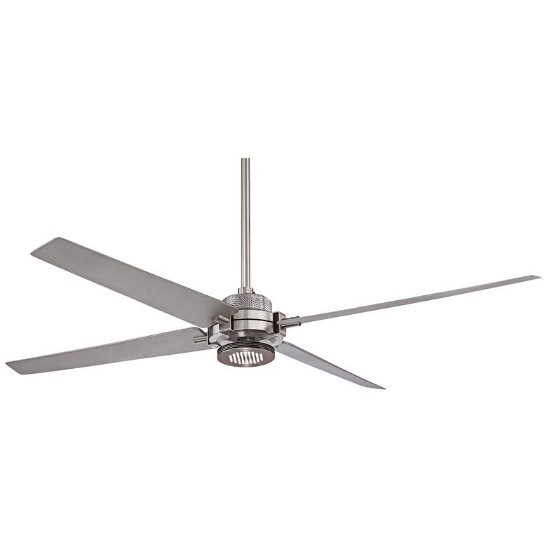 60&quot; Minka Aire Spectre Silver - Nickel LED Ceiling Fan with Remote