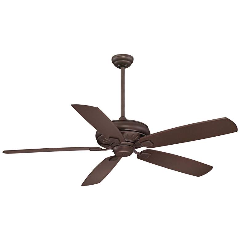 Image 2 60" Minka Aire Sunseeker All Weather Bronze Pull Chain Ceiling Fan
