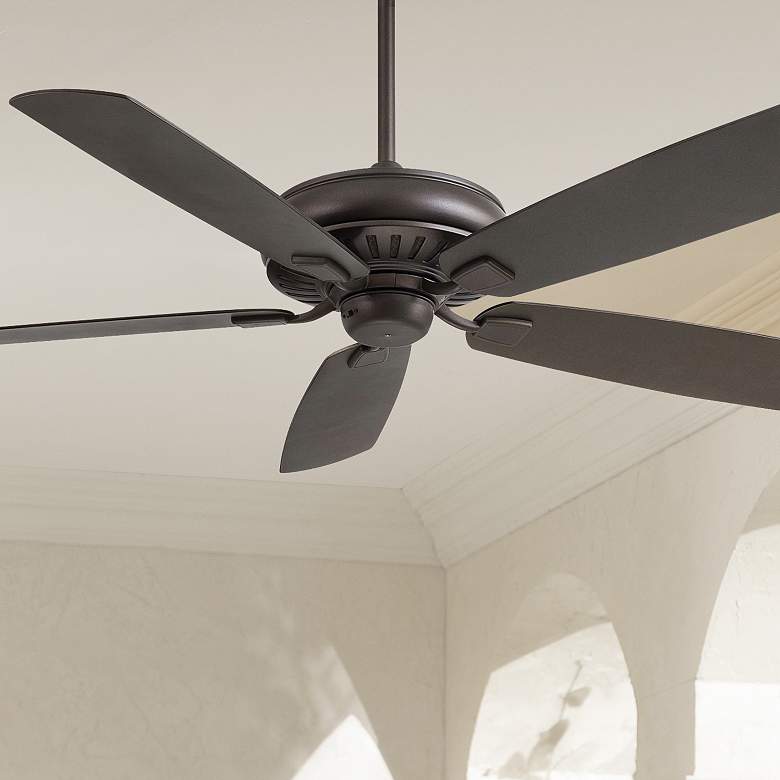 Image 1 60 inch Minka Aire Sunseeker All Weather Bronze Pull Chain Ceiling Fan