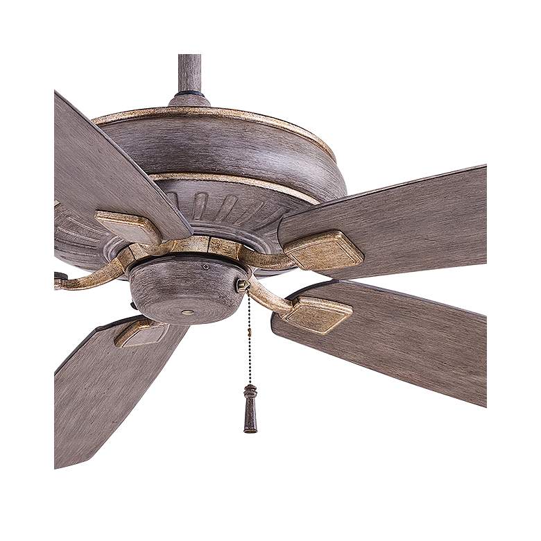 Image 3 60" Minka Aire Sunseeker All Weather Driftwood Pull Chain Ceiling Fan more views