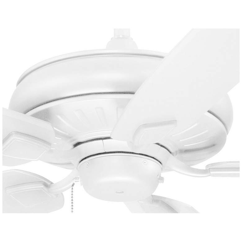 Image 4 60 inch Minka Aire Sunseeker All Weather Flat White Pull Chain Ceiling Fan more views