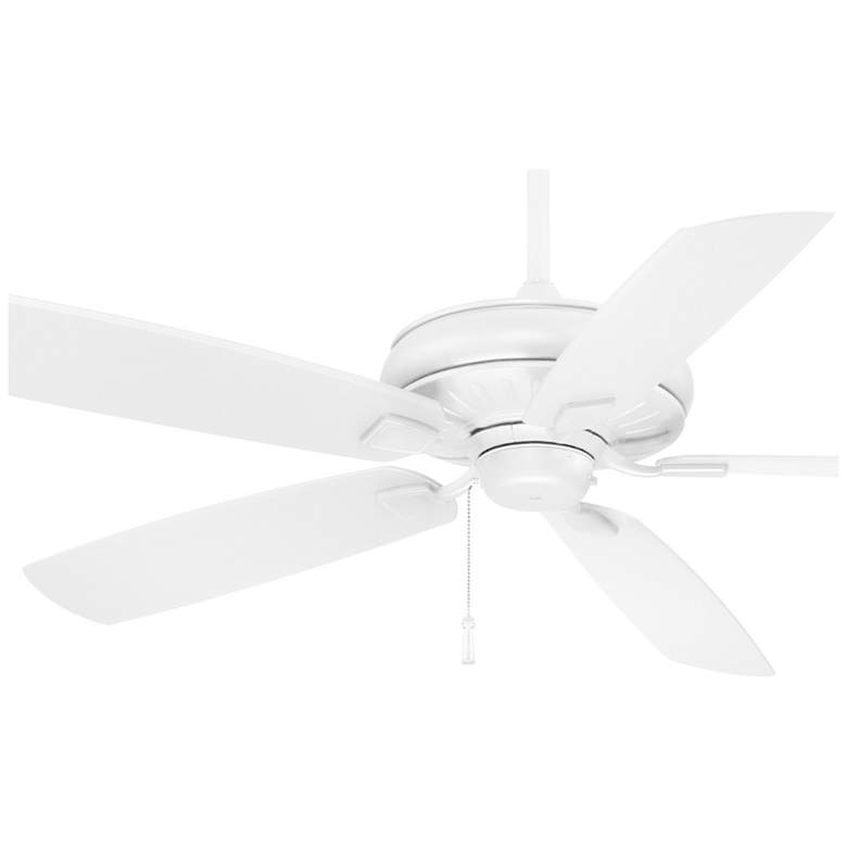 Image 6 60" Minka Aire Sunseeker All Weather Flat White Pull Chain Ceiling Fan more views