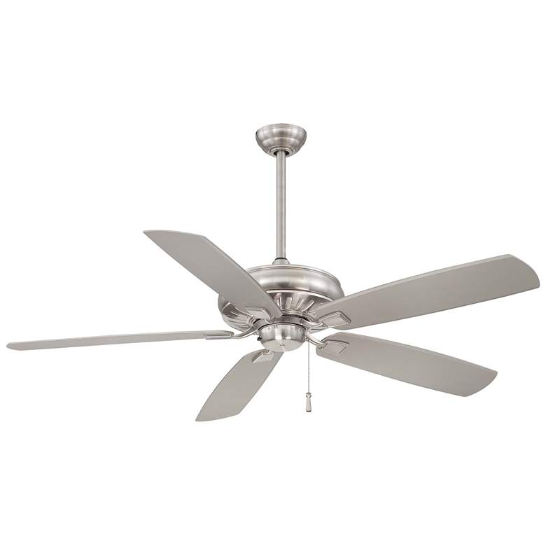 Image 2 60" Minka Aire Sunseeker All Weather Nickel Ceiling Fan