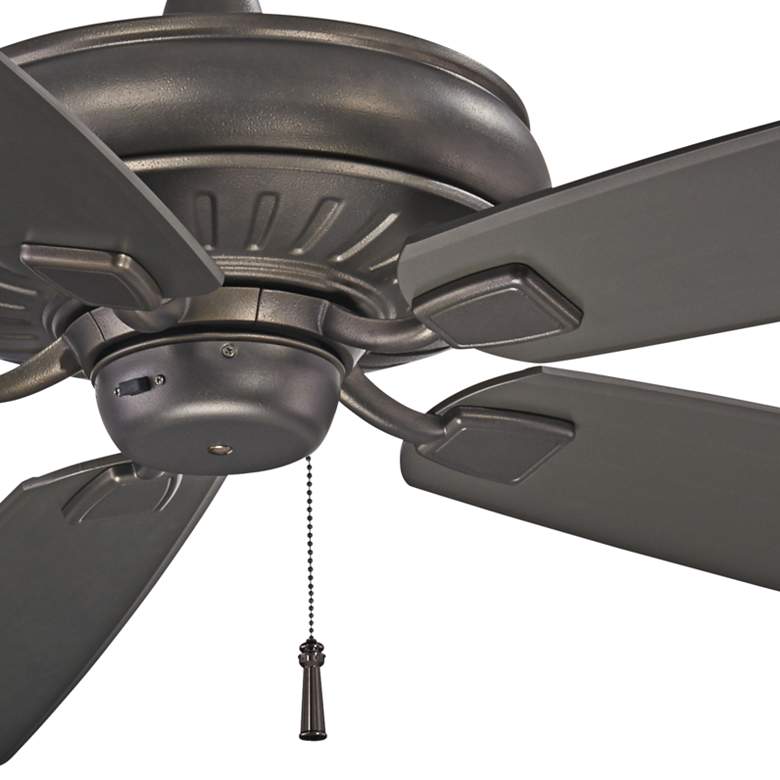 Image 3 60" Minka Aire Sunseeker All Weather Smoked Iron Pull Chain Fan more views