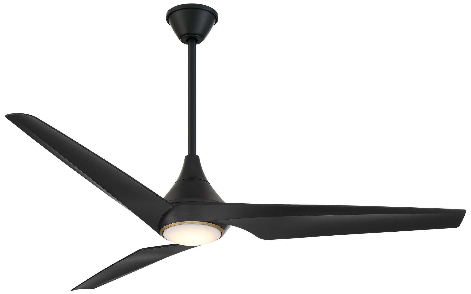 60" Minka Aire Switch Black 3-Blade LED Smart Ceiling Fan