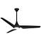 60" Minka Aire Switch Black 3-Blade LED Smart Ceiling Fan