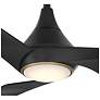 60" Minka Aire Switch Black 3-Blade LED Smart Ceiling Fan