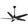 60" Minka Aire Switch Black 5-Blade LED Smart Ceiling Fan