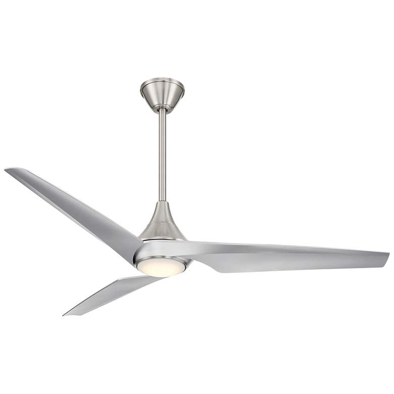 Image 2 60" Minka-Aire Switch LED Nickel 3-Blade Ceiling Fan with Remote