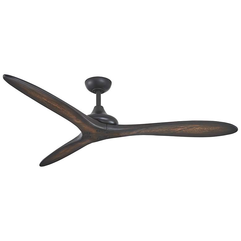 Image 3 60" Minka Aire Vapor Coal and Koa Outdoor Ceiling Fan with Remote