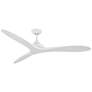 3_60" Minka Aire Vapor Flat White Outdoor Ceiling Fan with Remote