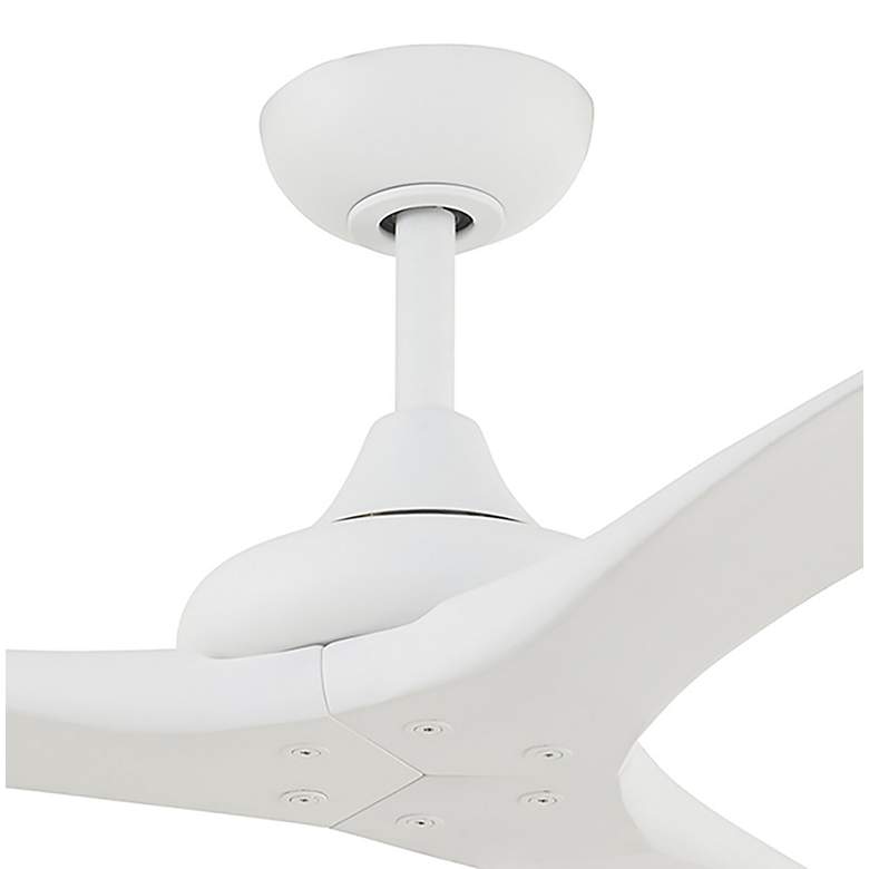 Image 4 60" Minka Aire Vapor Flat White Outdoor Ceiling Fan with Remote more views