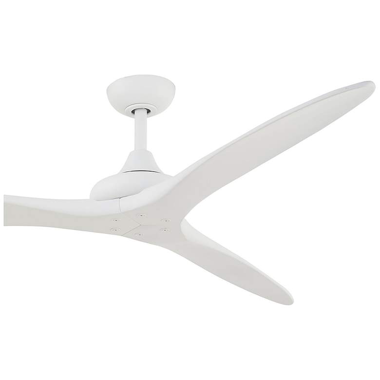 Image 5 60" Minka Aire Vapor Flat White Outdoor Ceiling Fan with Remote more views