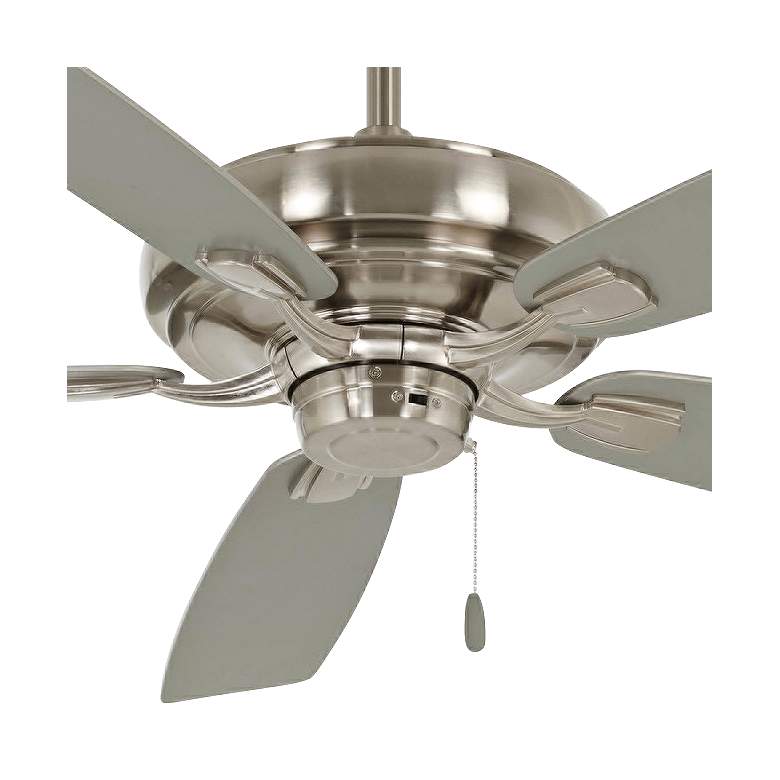 Image 3 60 inch Minka Aire Watt Brushed Nickel Pull Chain Ceiling Fan more views