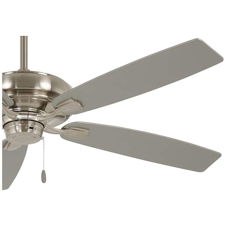 Image 3 60 inch Minka Aire Watt Brushed Nickel Pull Chain Ceiling Fan more views