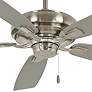 60" Minka Aire Watt Brushed Nickel Pull Chain Ceiling Fan