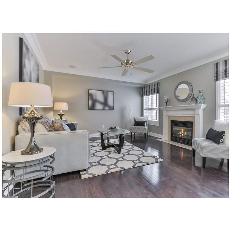 Image 5 60" Minka Aire Watt Brushed Nickel Pull Chain Ceiling Fan more views