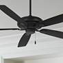 60" Minka Aire Watt Coal Black Indoor Pull Chain Ceiling Fan