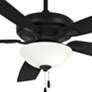 60" Minka Aire Watt II Coal Black LED Indoor Pull Chain Ceiling Fan