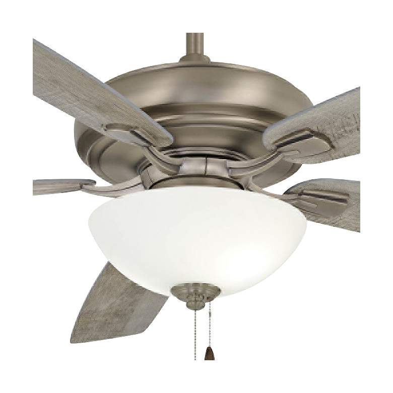 Image 3 60" Minka Aire Watt II Nickel LED Indoor Pull Chain Ceiling Fan more views