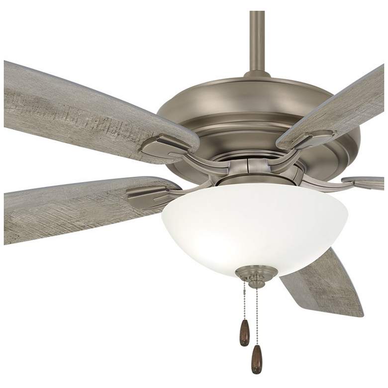 Image 3 60" Minka Aire Watt II Nickel LED Indoor Pull Chain Ceiling Fan more views