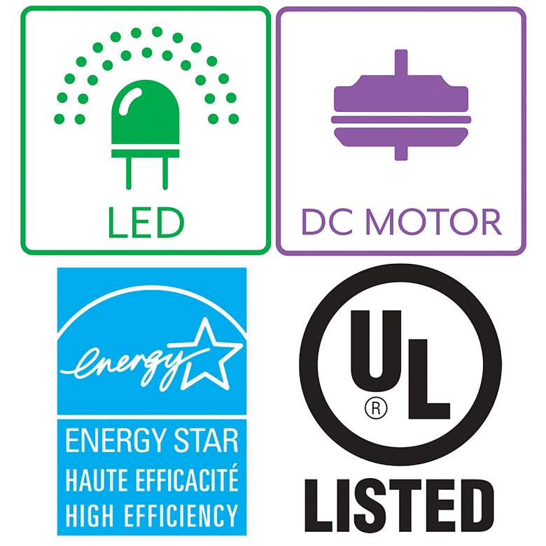 Image 6 60" Minka Aire Watt II Nickel LED Indoor Pull Chain Ceiling Fan more views